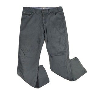 Peter Millar Chino Pants Men's Size 38 Waist Gray Flat Front Casual 36x30